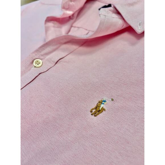 Polo by Ralph Lauren Pink Casual Button Down Shirt - Picture 3 of 6